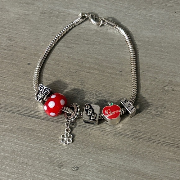 unbranded Jewelry - Teacher Charm Bracelet preloved